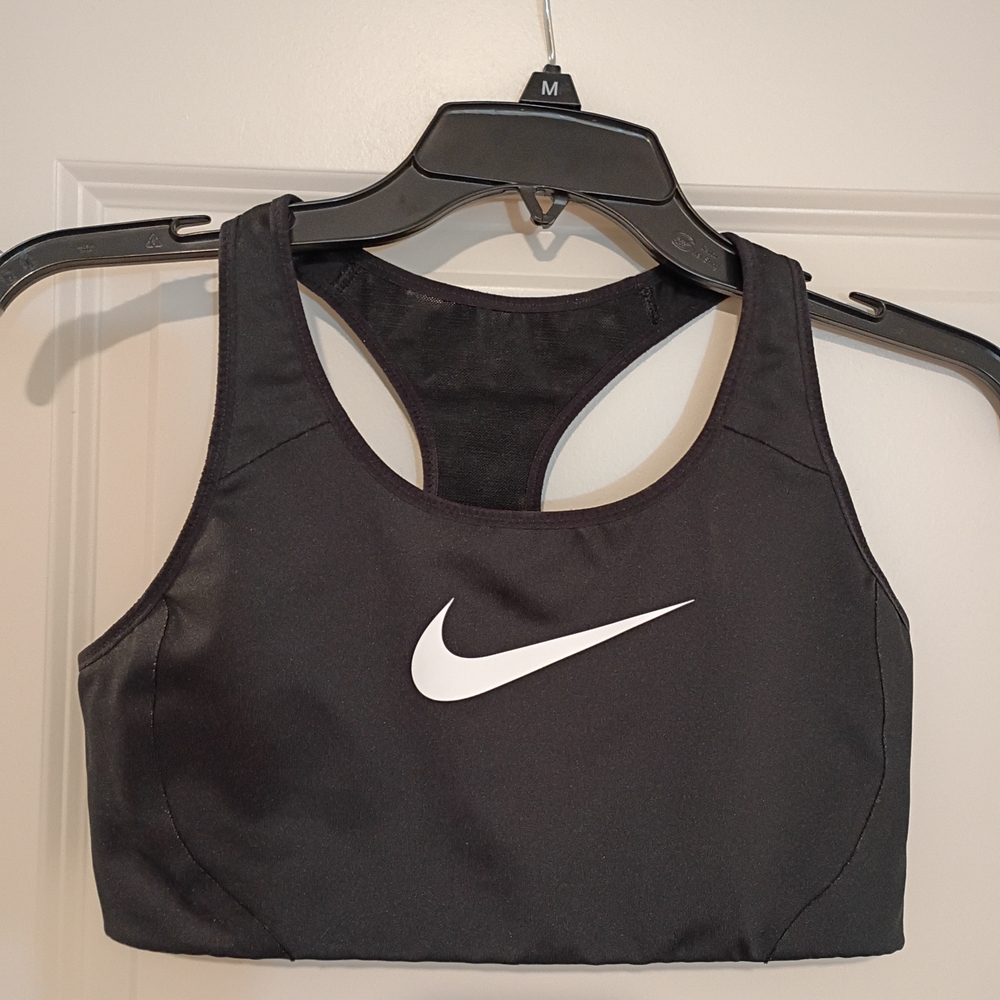 Nike Women's Black and White Sports Bra
